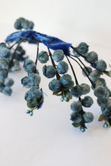 "Velvet Buds" Vintage 1950's Velvet Blossom Fascinator