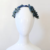 "Velvet Buds" Vintage 1950's Velvet Blossom Fascinator