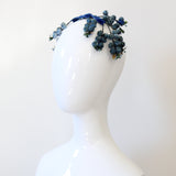 "Velvet Buds" Vintage 1950's Velvet Blossom Fascinator
