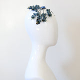 "Velvet Buds" Vintage 1950's Velvet Blossom Fascinator