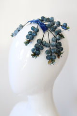 "Velvet Buds" Vintage 1950's Velvet Blossom Fascinator
