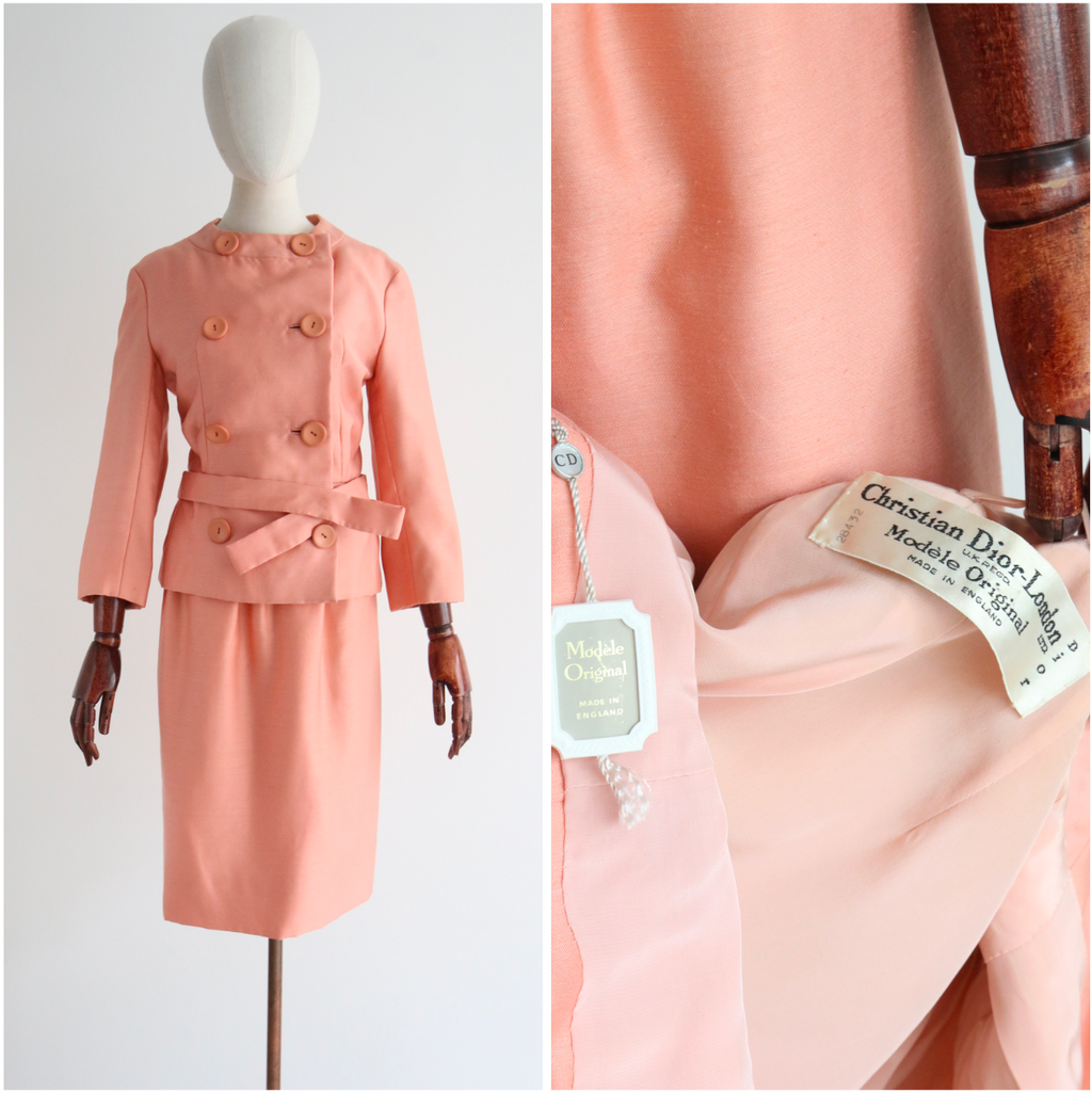 Pink skirt suit best sale