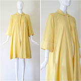 "Perfectly Yellow" Vintage 1940's Yellow Mid Season Swing Coat UK 10-12 US 6-8