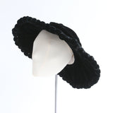 "Maison Habrias" Vintage 1910's Edwardian Silk Velvet Wide Brim Hat