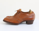 "The Burlington" Vintage Late 1930's Heeled Brogues UK 6 EU 39 US 8