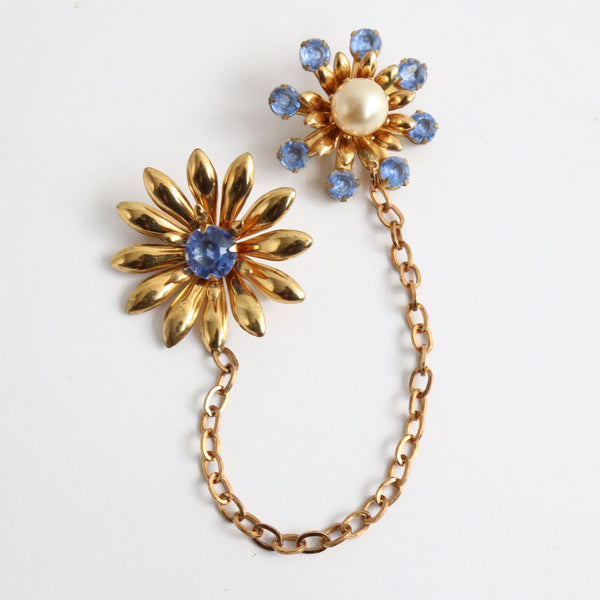 Marine Blue Florals