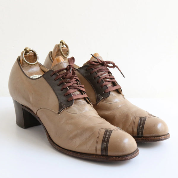 1930s Men's Shoe Styles, Art Deco Era Footwear