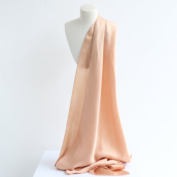 "Rosewater Silk" Vintage 1930's Pink Silk Scarf