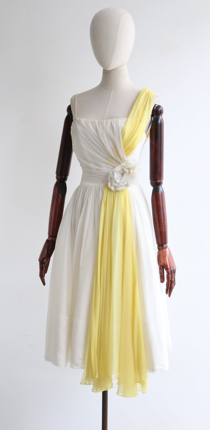 chiffon 50s dress 50s Lilac Chiffon Party Dress