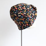 "Scattered Silk Daisies" Vintage 1930's Floral Sun Hat