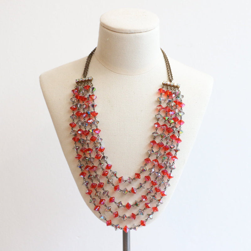 Vintage 1990's Glass Beaded Necklace Selected By Afterlife Boutique | Free  People